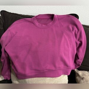 Lulu lemon softstreme perfectly oversized cropped crew